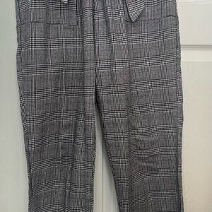 Gray Plaid Pants